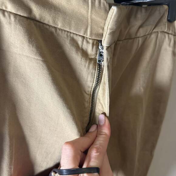 The kooples men’s cotton pants stretch waist (27”)beige cuff size 46 French - Picture 3 of 6